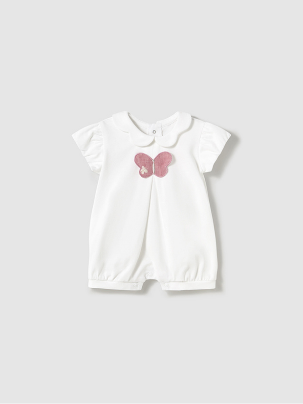 Mayoral Baby Girl Butterfly Outfit Set - Hibiscus