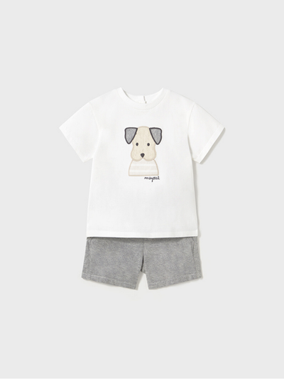 Mayoral Toddler Boy Doggy Shorts Set