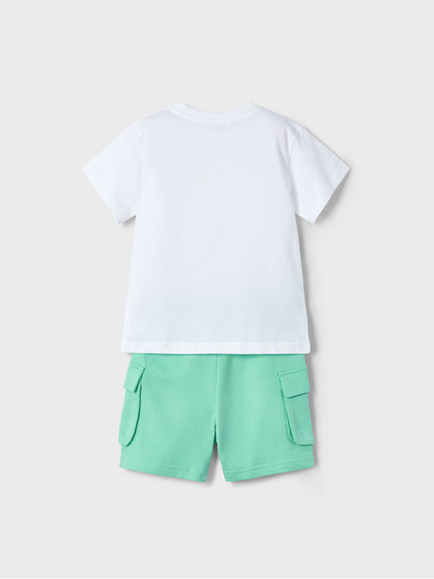 Mayoral Junior Boy 'Palm Trees' Shorts Set - 3 Colours