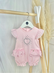 Mintini Baby Girl Sparkle Romper