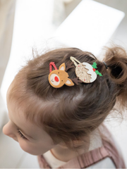 Ziggle Christmas Hair Clip Set