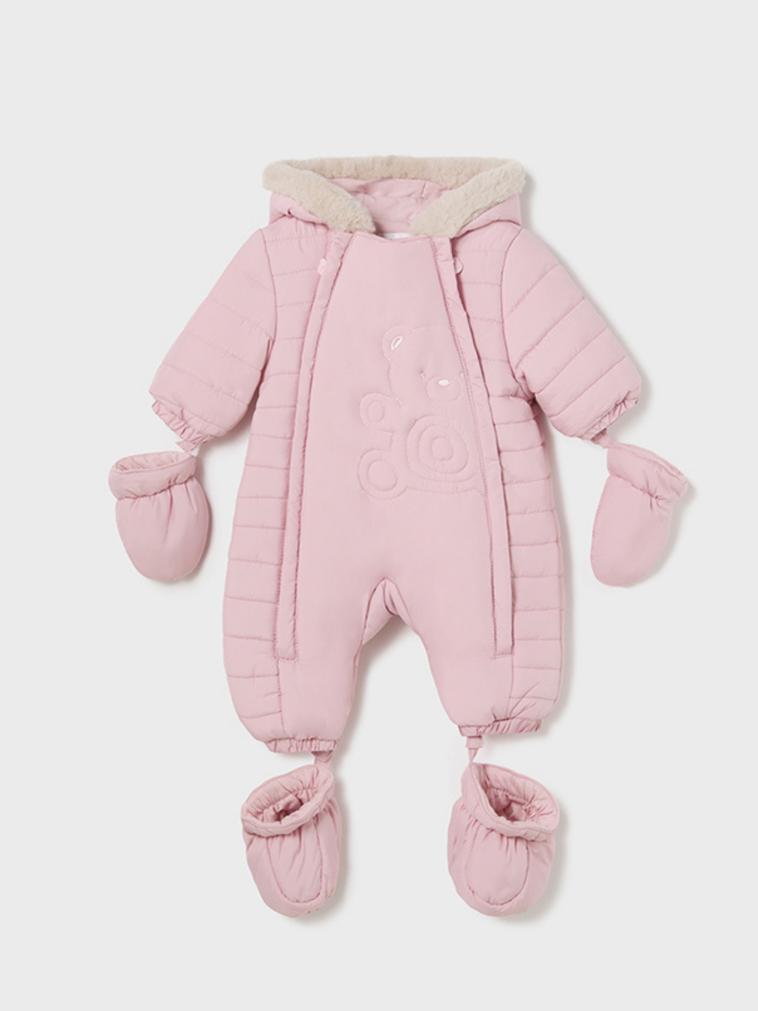 Mayoral Baby Girl Pink Bunny Snowsuit Smartypants Childrenswear