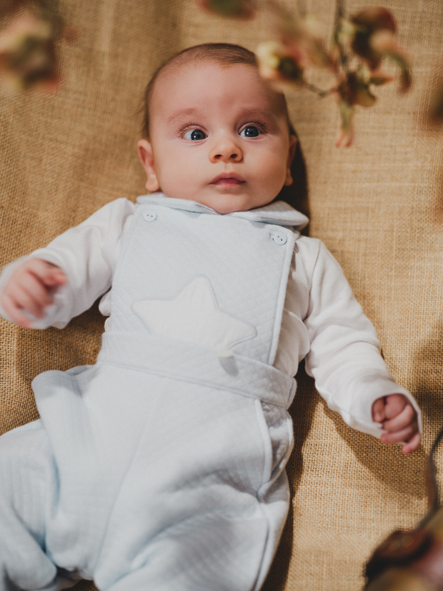 Deolinda Boy Dungaree & Top Set (3M-18M)
