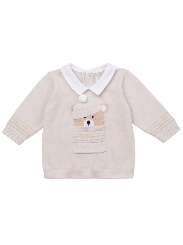 Emile et Rose Hudson Knitted Teddy Outfit - 2 Colours