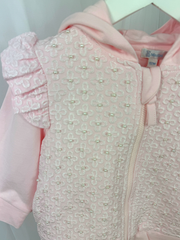 Mintini Girls Pink Pearl Tracksuit (12M - 5Y)
