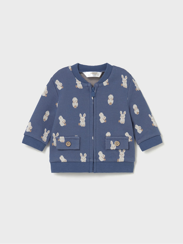 Mayoral Baby Boy Navy Bunny Outfit Set - 3 Piece (2M-18M)