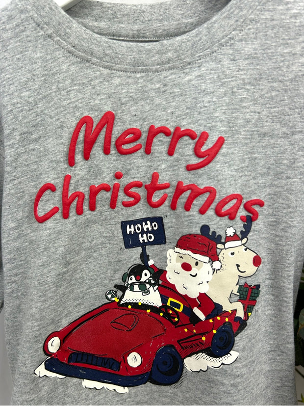 Name It Grey Christmas T-Shirt (9M- 5Y)
