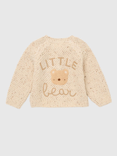 Baby 'Little Bear’ Beige  Cardigan (0M-12M)