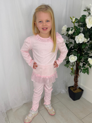 Mintini Girls Pink Diamante Legging Set (12M - 5Y)