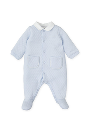 Tutto Piccolo Baby Boy Quilted Babygrow