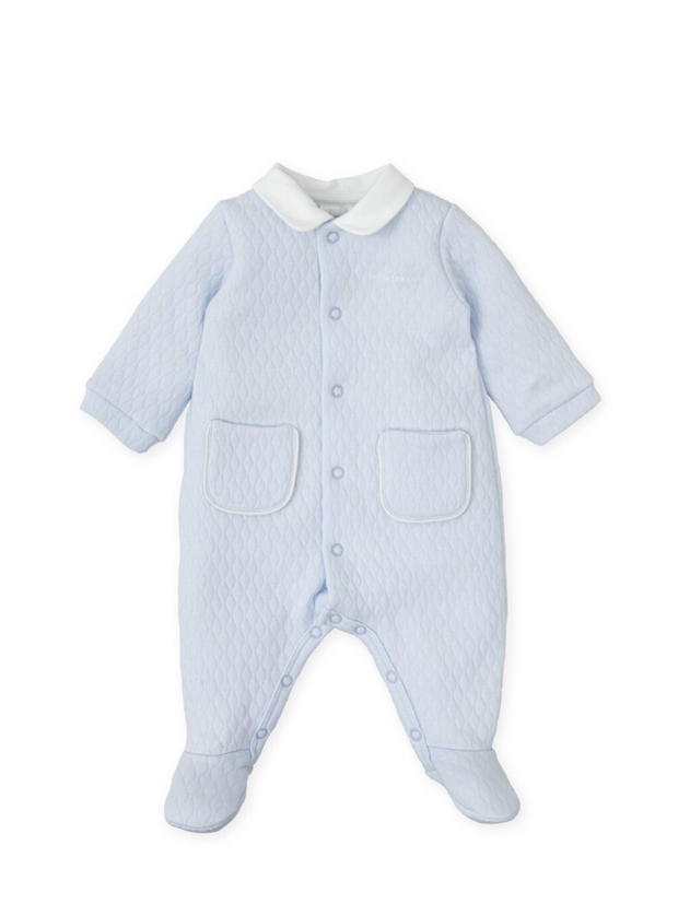 Tutto Piccolo Baby Boy Quilted Babygrow