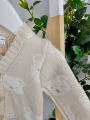Pex Boys 'Benny' Cardigan (0M - 12M) - Natural