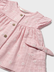 Mayoral Baby Girl Pink Polka Dot Dress