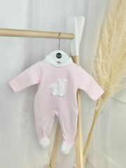 Deolinda Snowy Babygrow - Pink