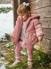 Mayoral Toddler Girl Reversible Coat - 2 Colours