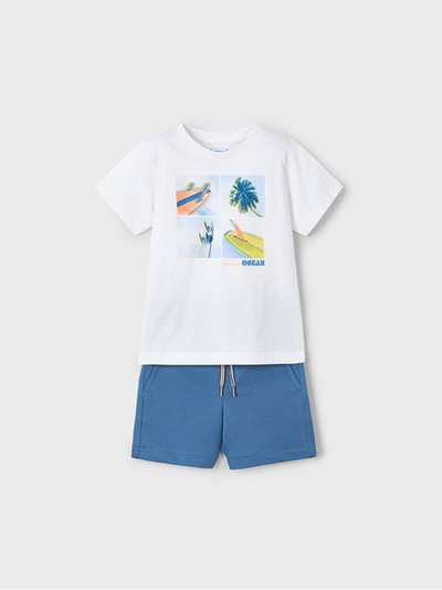 Mayoral Junior Boy 'Ocean' Shorts Set