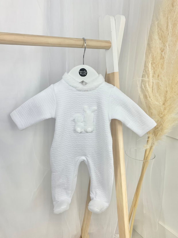 Deolinda Snowy Babygrow - White