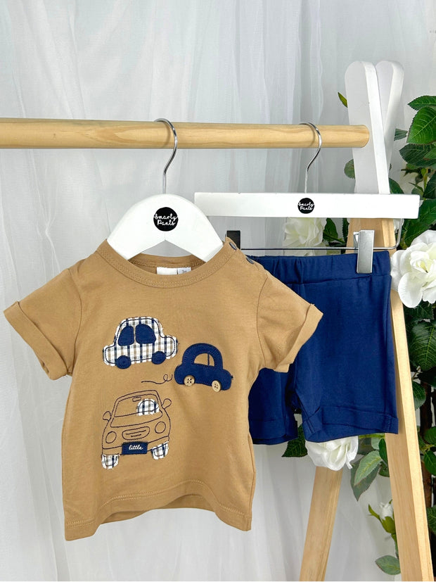 iDo Toddler Boy Cars Short Set