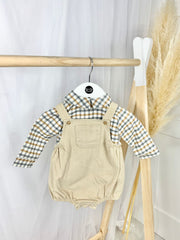 Baby Boy Jasper Dungaree Romper