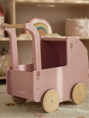 Little Dutch Wooden Doll Pram - Fairy Garden