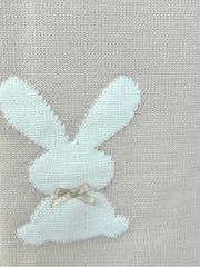 Pex Beige Bunny Blanket