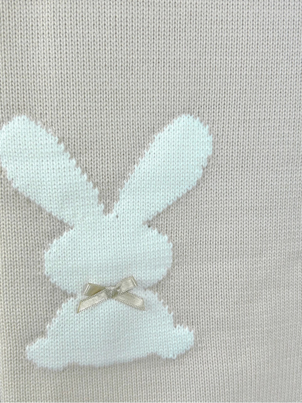 Pex Beige Bunny Blanket