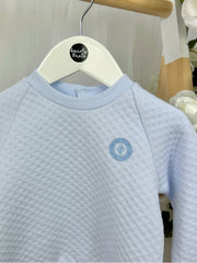 Tutto Piccolo Toddler Boys Blue Padded Outfit Set (12M-3Y)