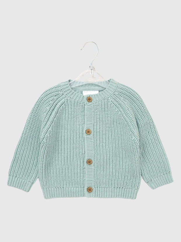 Baby 'Little Star' Sage Cardigan (0M-12M)