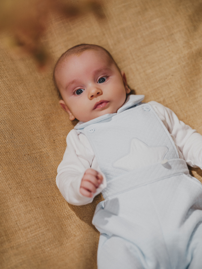 Deolinda Boy Dungaree & Top Set (3M-18M)