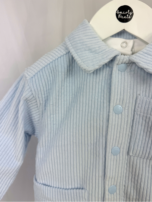 Mintini Boys Blue Corduroy 3-Piece Set (12M - 5Y)