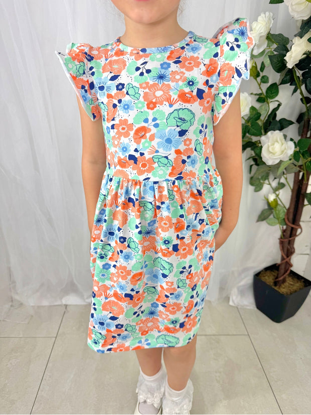 iDo Junior Girl Poppy Cotton Dress