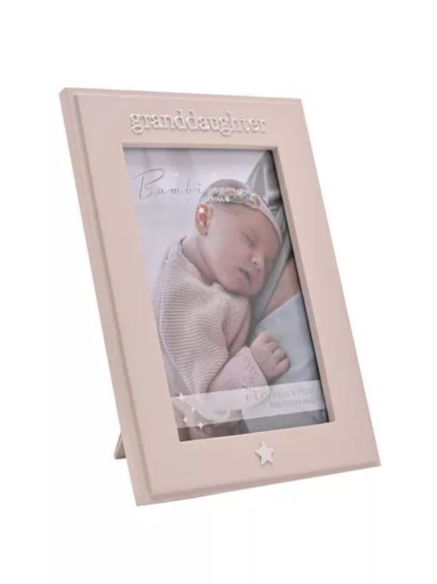 'Granddaughter' Pink Photo Frame
