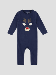 Name It Baby Blue Reindeer Babygrow (0M-18M)