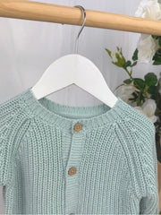 Baby 'Little Star' Sage Cardigan (0M-12M)
