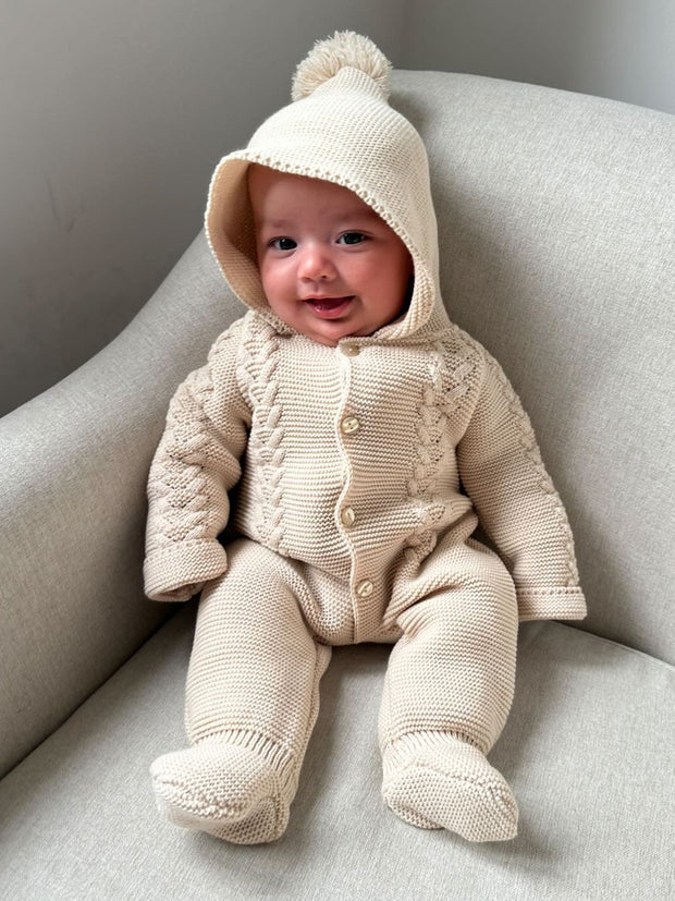 Romper Knitted Snowsuit Baby Clothes Knitted Baby Snowsuit Baby