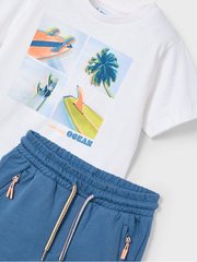 Mayoral Junior Boy 'Ocean' Shorts Set