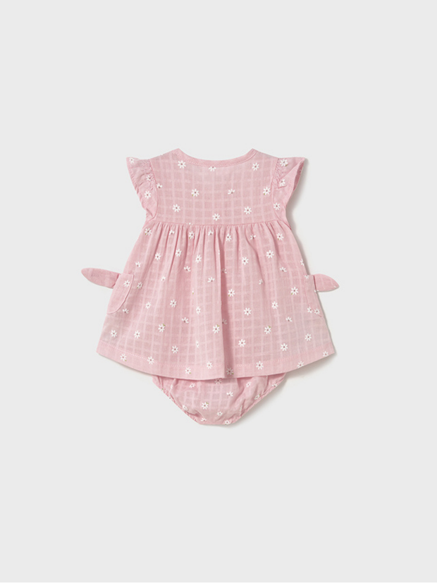 Mayoral Baby Girl Pink Polka Dot Dress