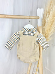 Baby Boy Jasper Dungaree Romper