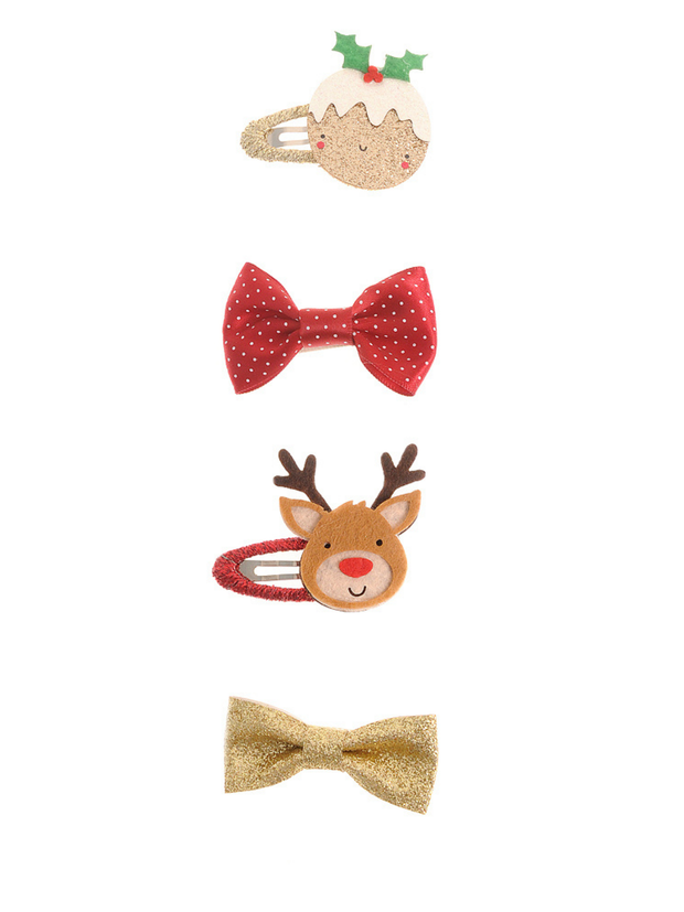 Ziggle Christmas Hair Clip Set
