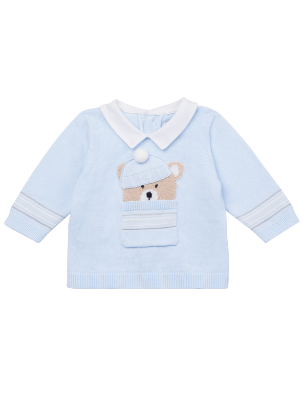 Emile et Rose Hudson Knitted Teddy Outfit - 2 Colours