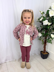 Mayoral Toddler Girl Pink Polka Dot Outfit Set (12M-4Y)