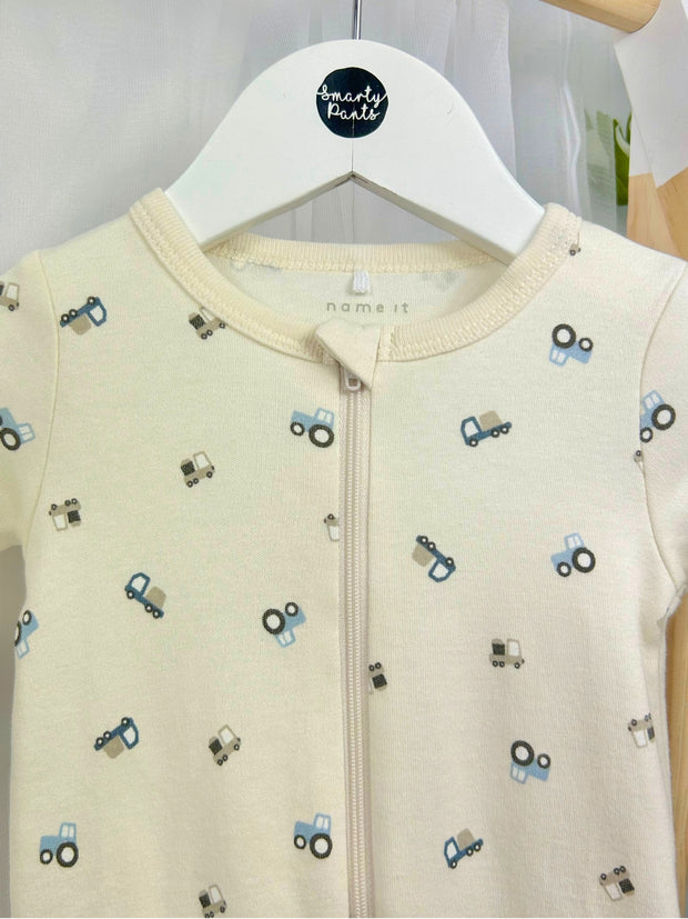 Name It Baby Boy Basics 2 Pack Car Babygrows