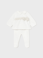 Mayoral Baby Girl Neutral Outfit Set