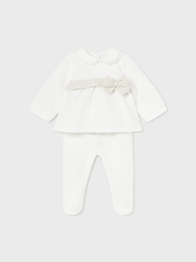 Mayoral Baby Girl Neutral Outfit Set