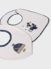 Mayoral 2-Pack Doggy & Plane Bibs