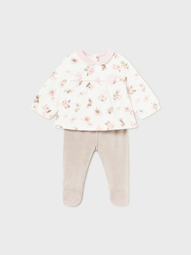 Mayoral Baby Girl Floral Outfit Set