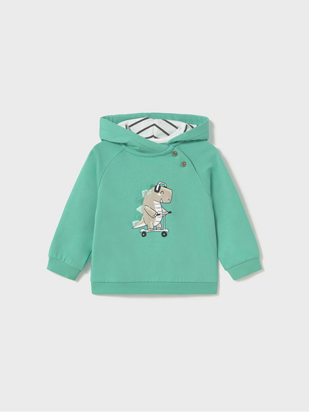 Mayoral Toddler Boy Blue Dinosaur Hoodie