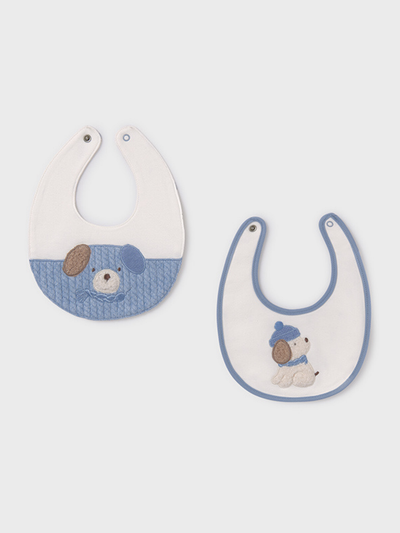 Mayoral Baby Boy Doggy Bibs - 2 Pack