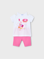 Mayoral Junior Girl Bright Cycling Short Set