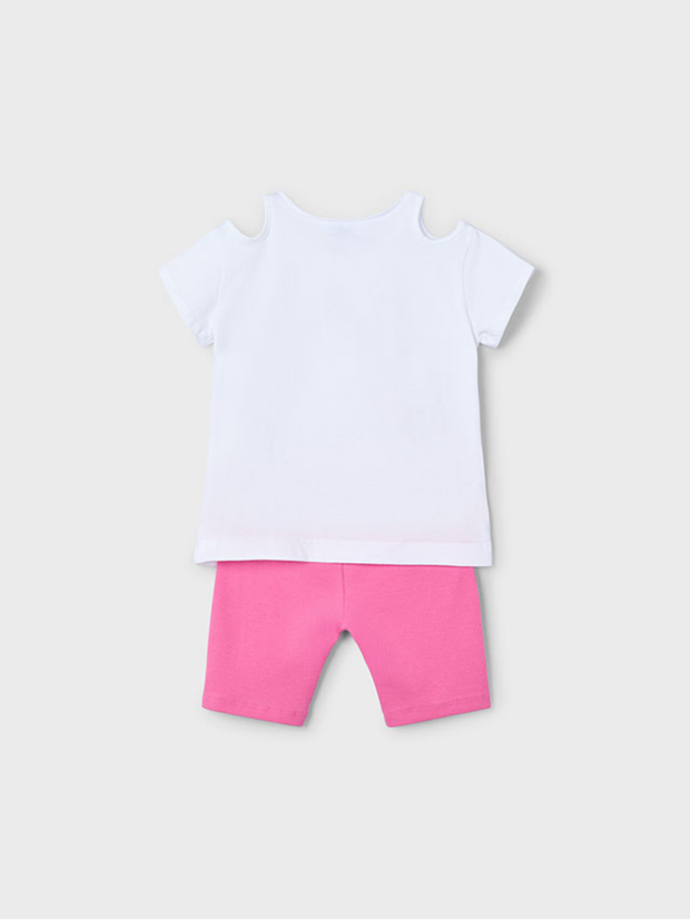 Mayoral Junior Girl Bright Cycling Short Set